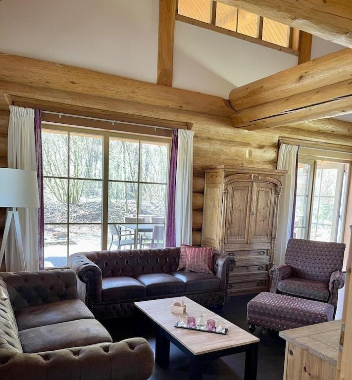 Unieke Houten Villa Met Sauna In Twente - 5P Den Ham Ngoại thất bức ảnh