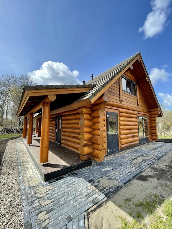 Unieke Houten Villa Met Sauna In Twente - 5P Den Ham Ngoại thất bức ảnh