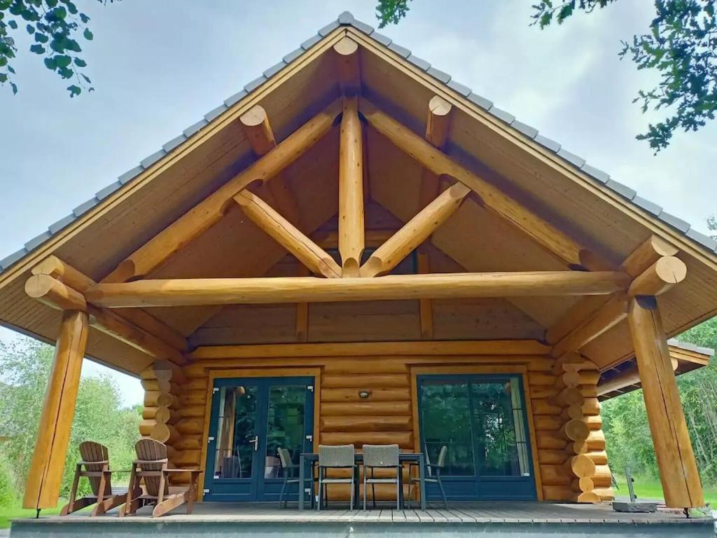 Unieke Houten Villa Met Sauna In Twente - 5P Den Ham Ngoại thất bức ảnh