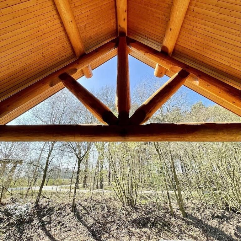 Unieke Houten Villa Met Sauna In Twente - 5P Den Ham Ngoại thất bức ảnh