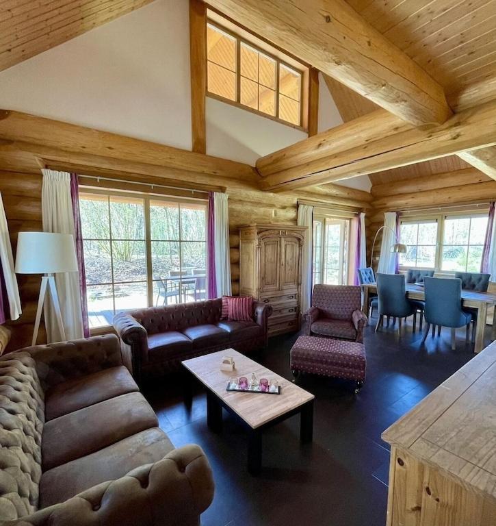 Unieke Houten Villa Met Sauna In Twente - 5P Den Ham Ngoại thất bức ảnh